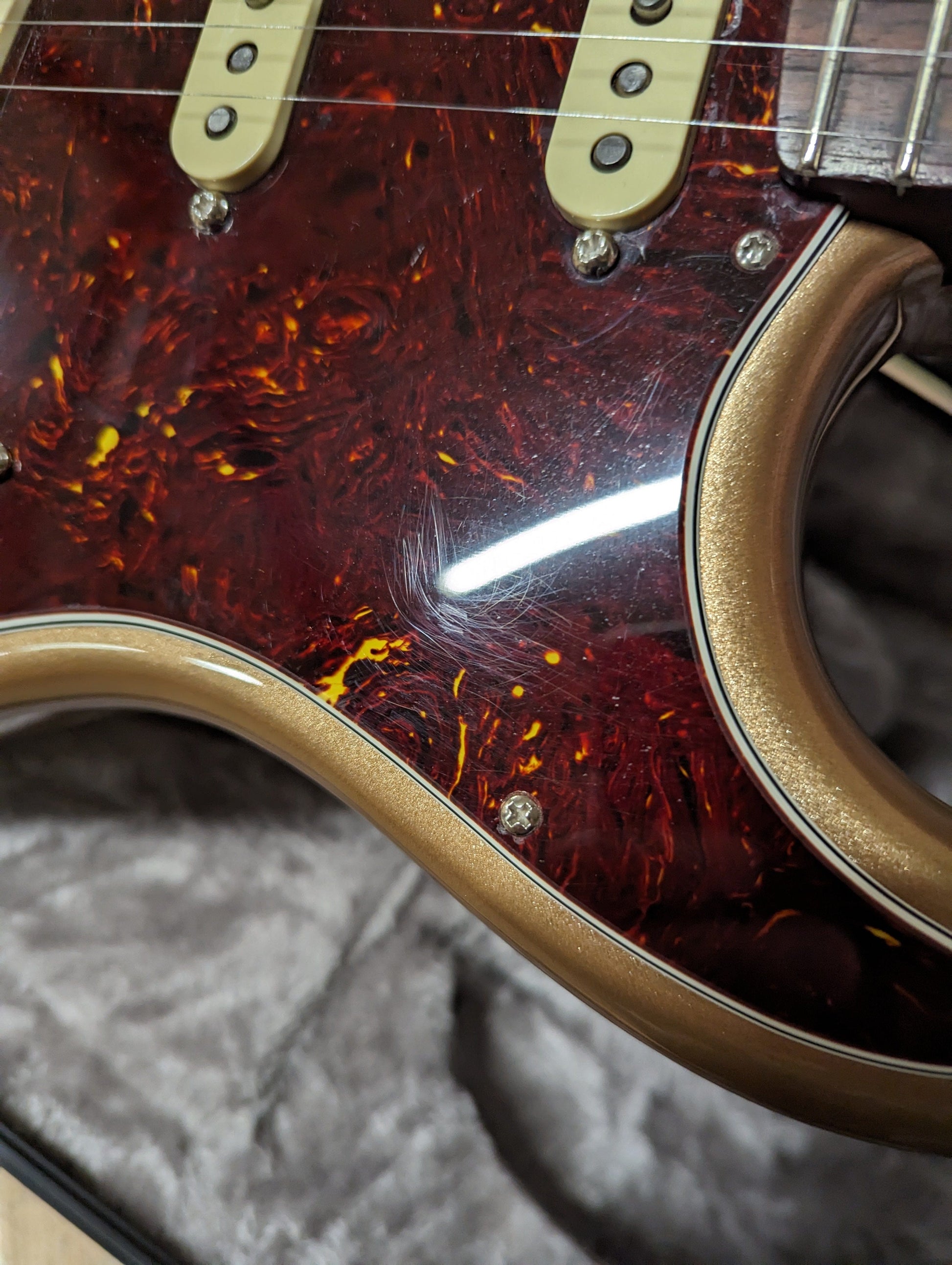 Fender American Professional II Stratocaster Rosewood Neck Firemist Gold w/Custom Shop Fat '50s Pickups Electric Guitars / Solid Body