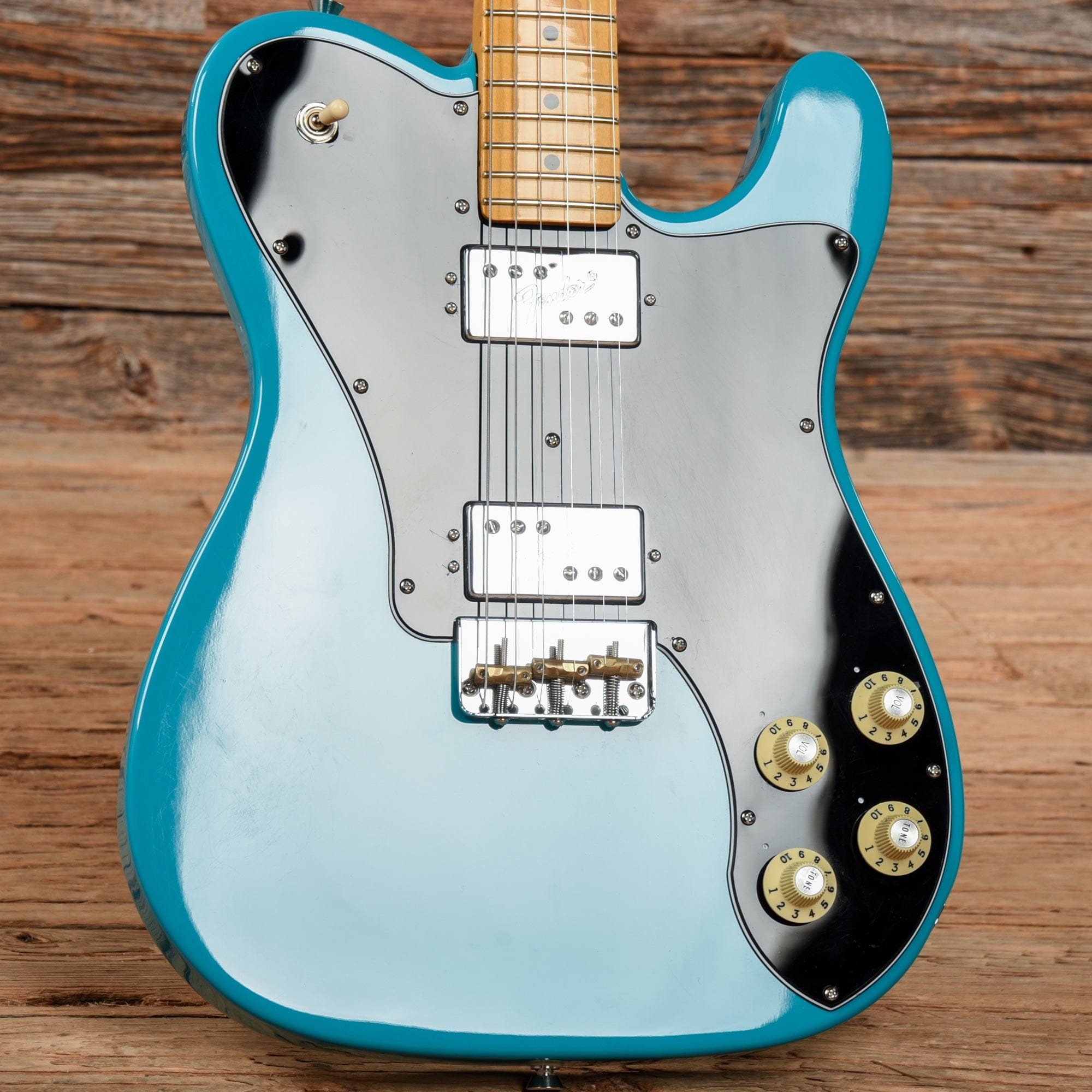 Fender American Professional II Telecaster Deluxe Miami Blue 2021 Electric Guitars / Solid Body