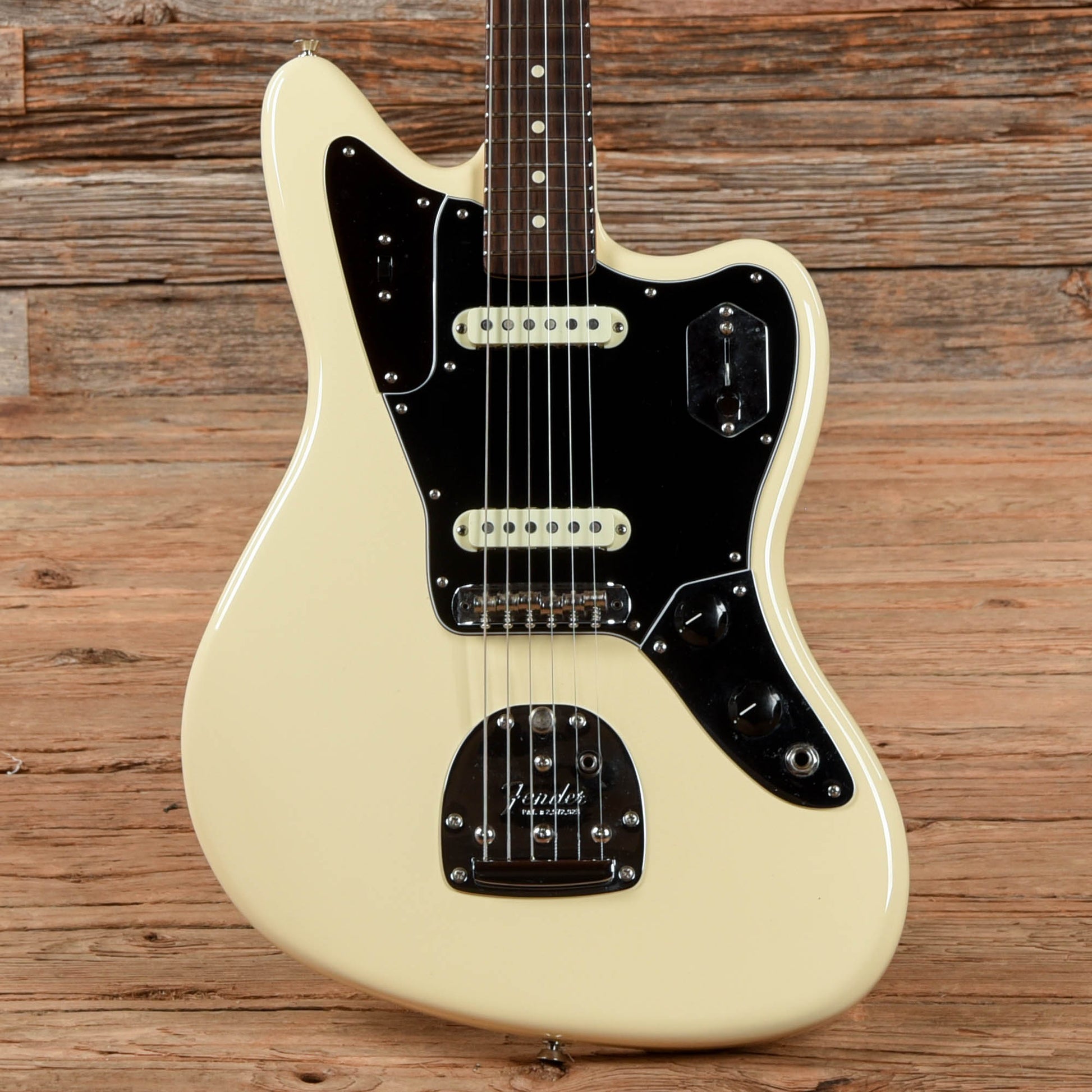 Fender American Professional Jaguar Olympic White 2018 Electric Guitars / Solid Body