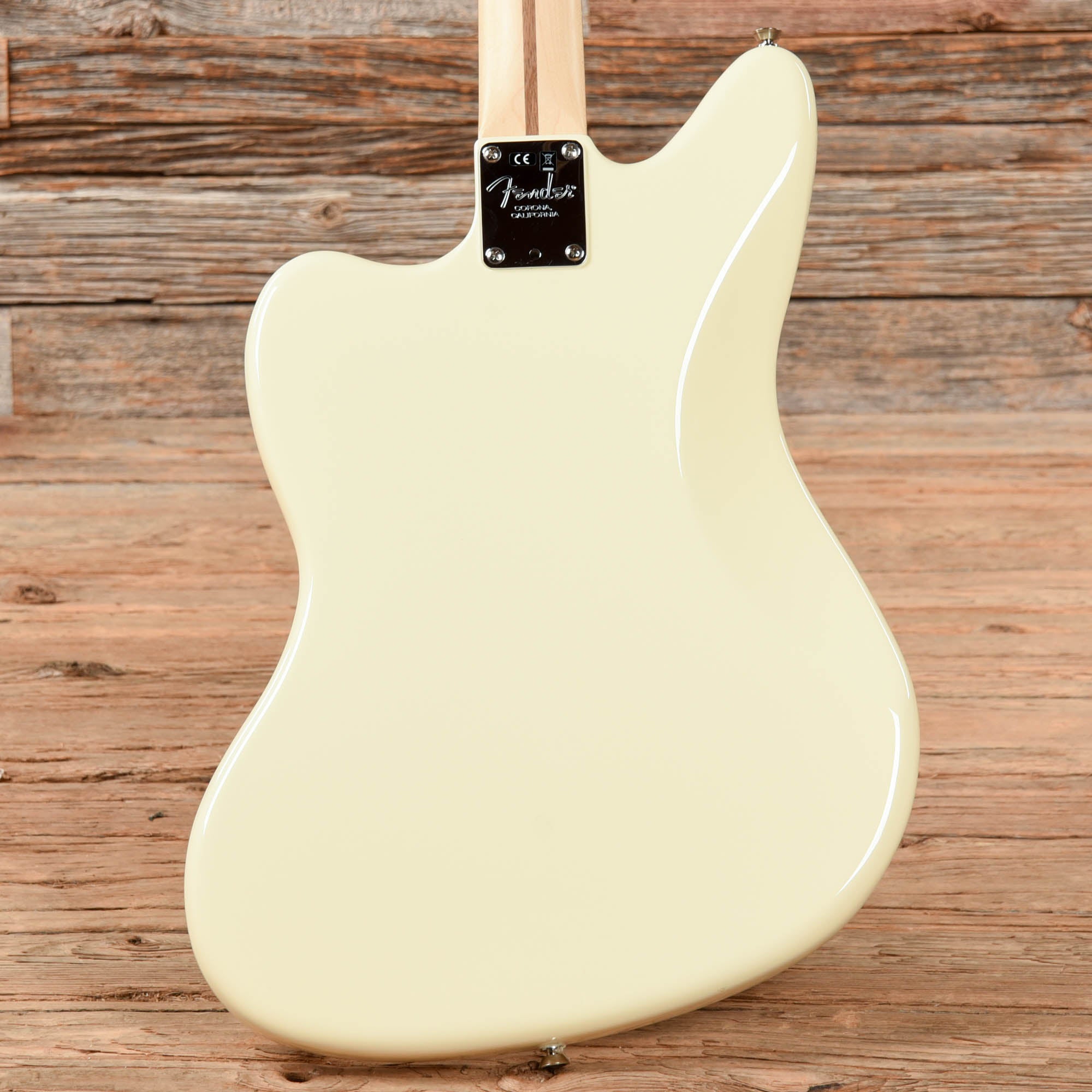 Fender American Professional Jaguar Olympic White 2018 Electric Guitars / Solid Body
