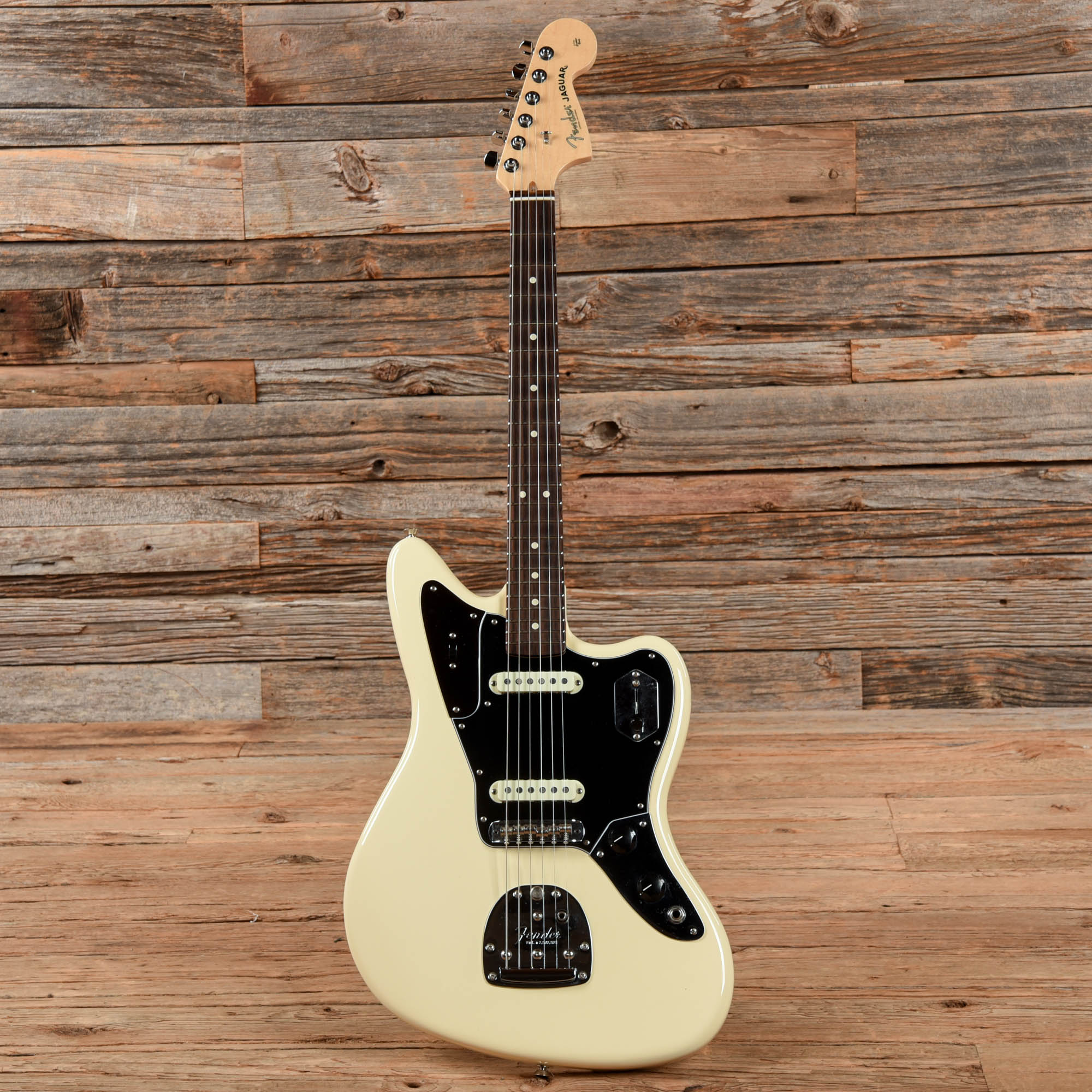 Fender American Professional Jaguar Olympic White 2018 Electric Guitars / Solid Body