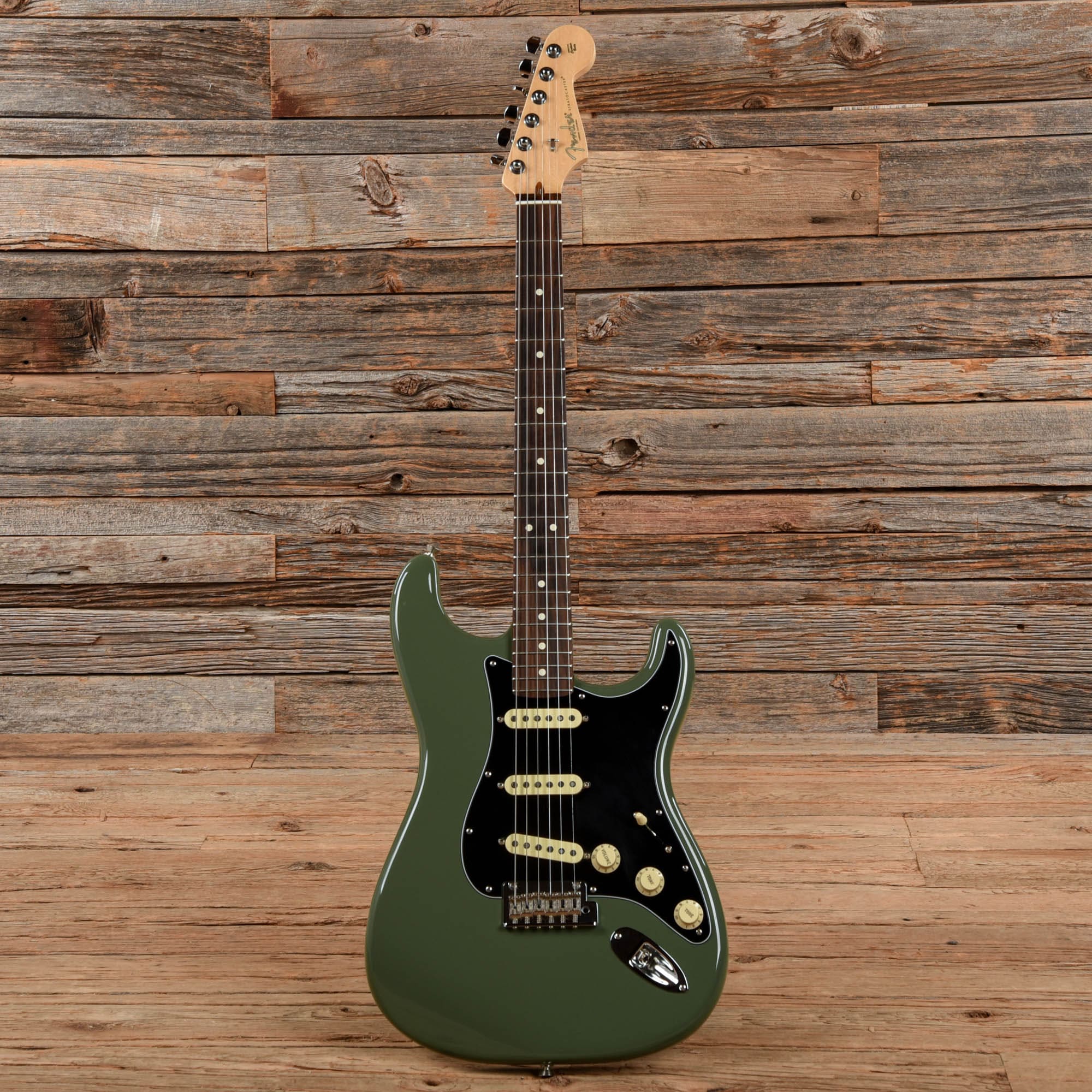 Fender American Professional Series Stratocaster Antique Olive 2019