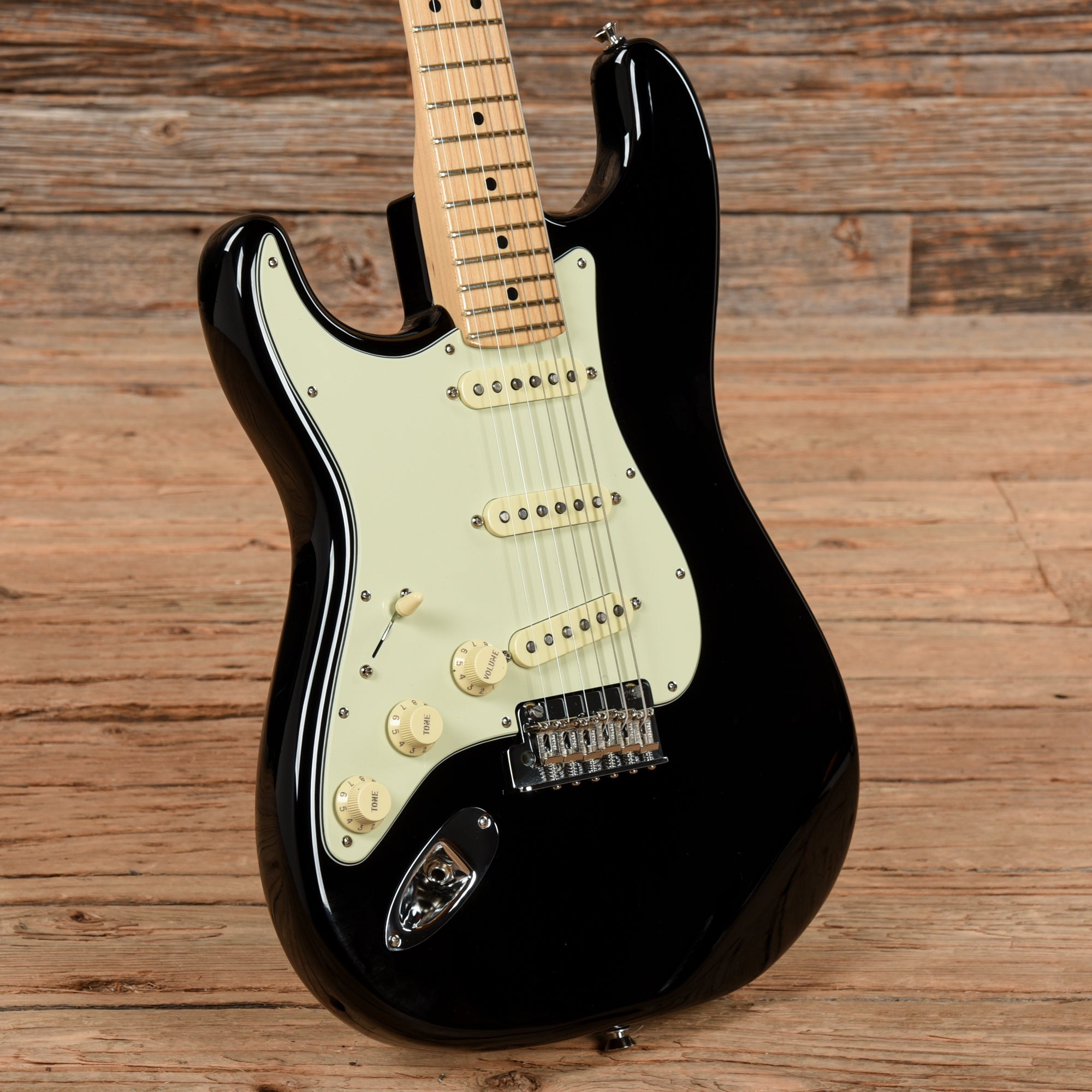 Fender American Professional Stratocaster Black 2016 LEFTY Electric Guitars / Solid Body