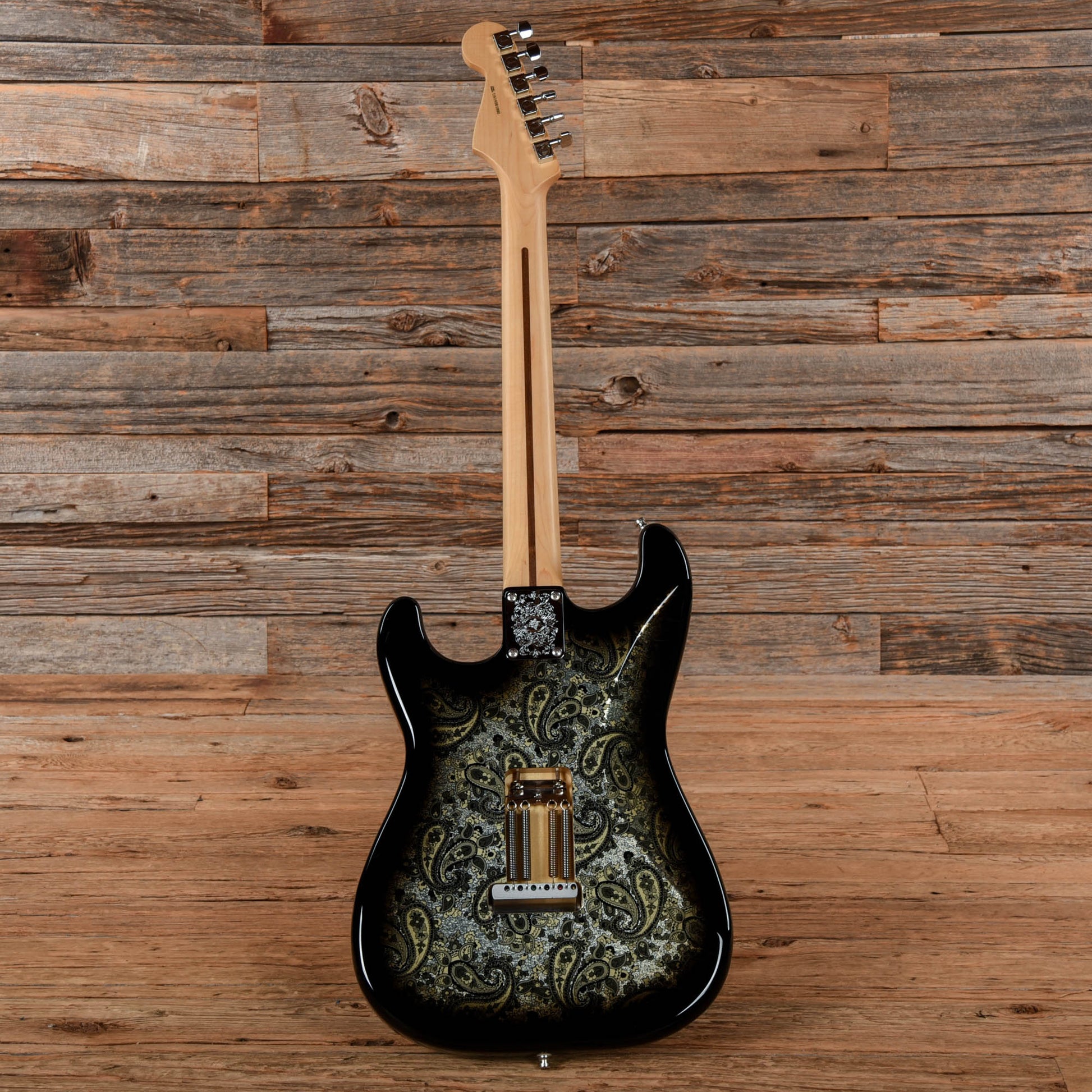 Fender American Professional Stratocaster Black Paisley 2019 Electric Guitars / Solid Body