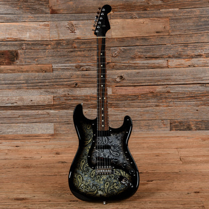Fender American Professional Stratocaster Black Paisley 2019 Electric Guitars / Solid Body