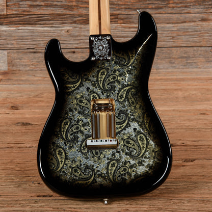 Fender American Professional Stratocaster Black Paisley 2019 Electric Guitars / Solid Body
