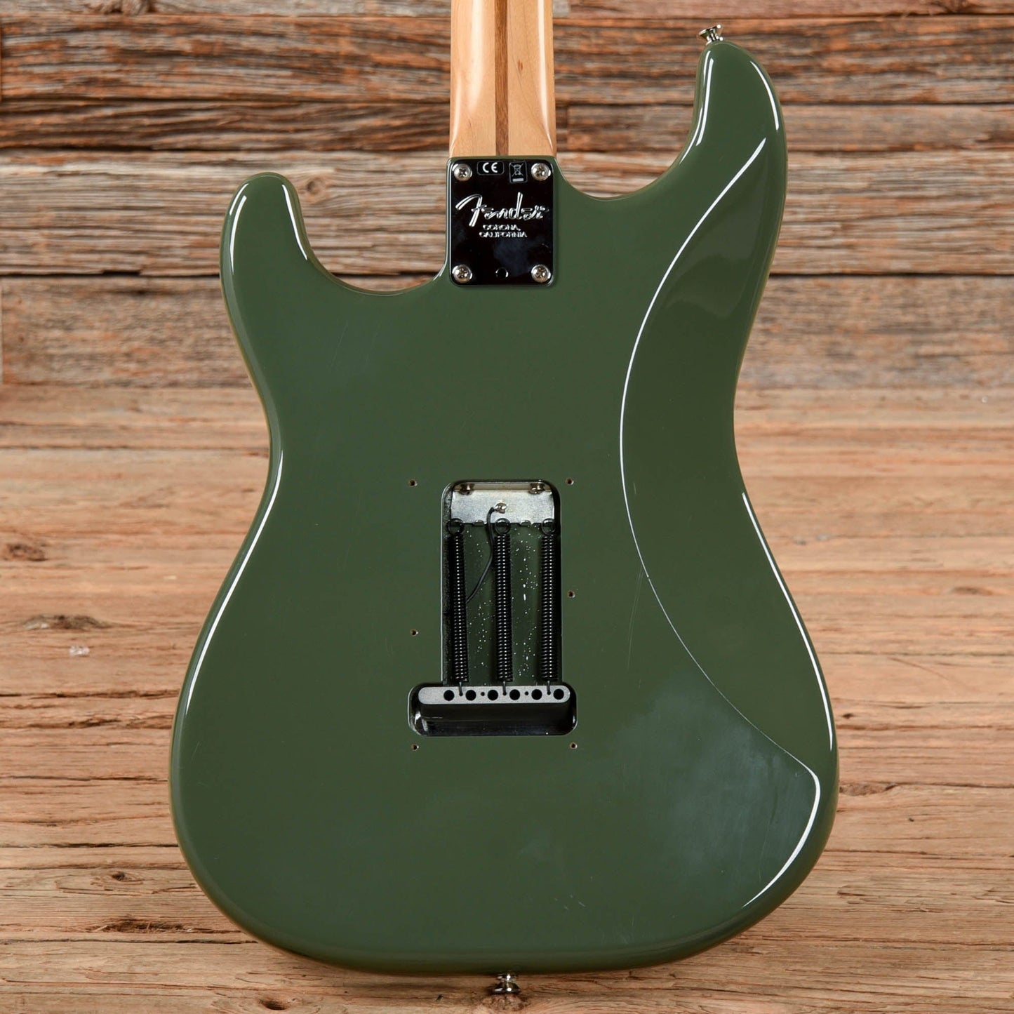 Fender American Professional Stratocaster HH SHawbucker Antique Olive 2016 Electric Guitars / Solid Body