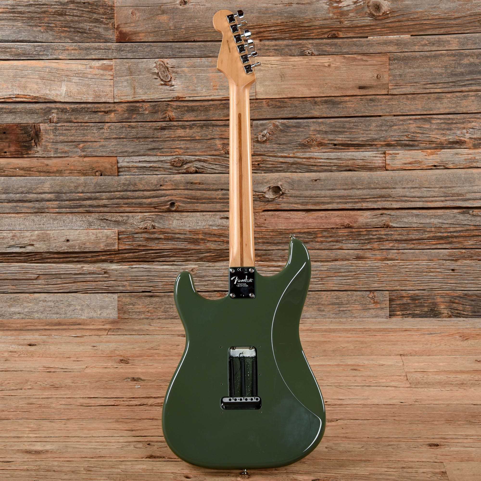 Fender American Professional Stratocaster HH SHawbucker Antique Olive 2016 Electric Guitars / Solid Body