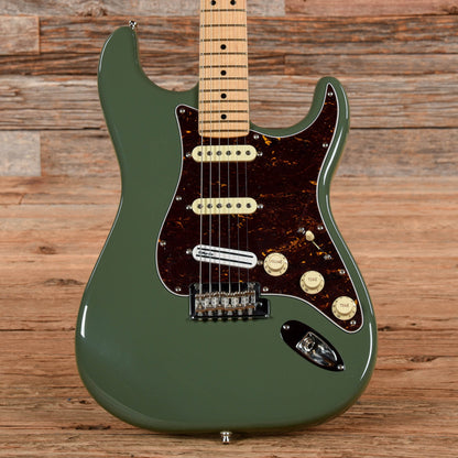 Fender American Professional Stratocaster HSS ShawBucker Antique Olive 2017 Electric Guitars / Solid Body