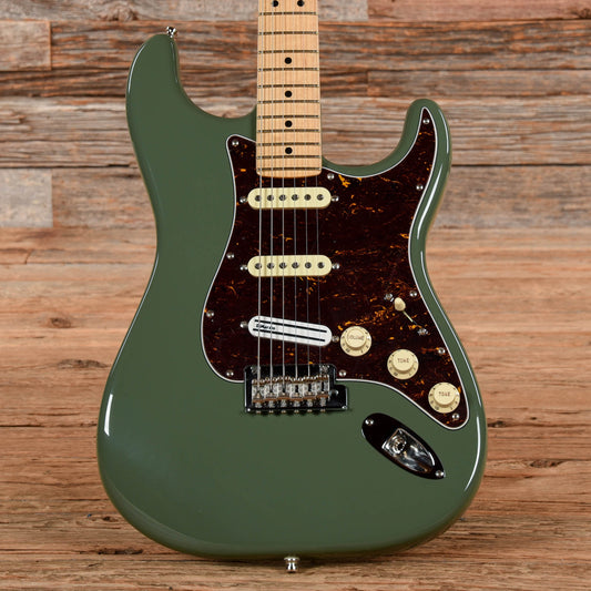 Fender American Professional Stratocaster HSS ShawBucker Antique Olive 2017 Electric Guitars / Solid Body