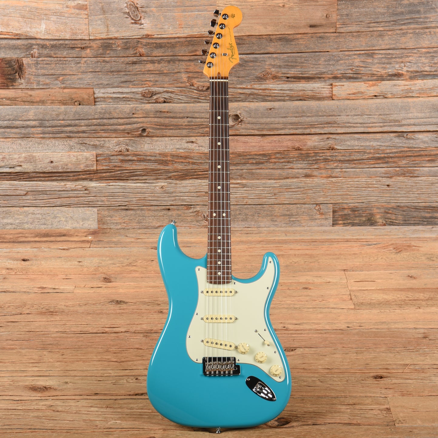Fender American Professional Stratocaster II Miami Blue 2022 Electric Guitars / Solid Body