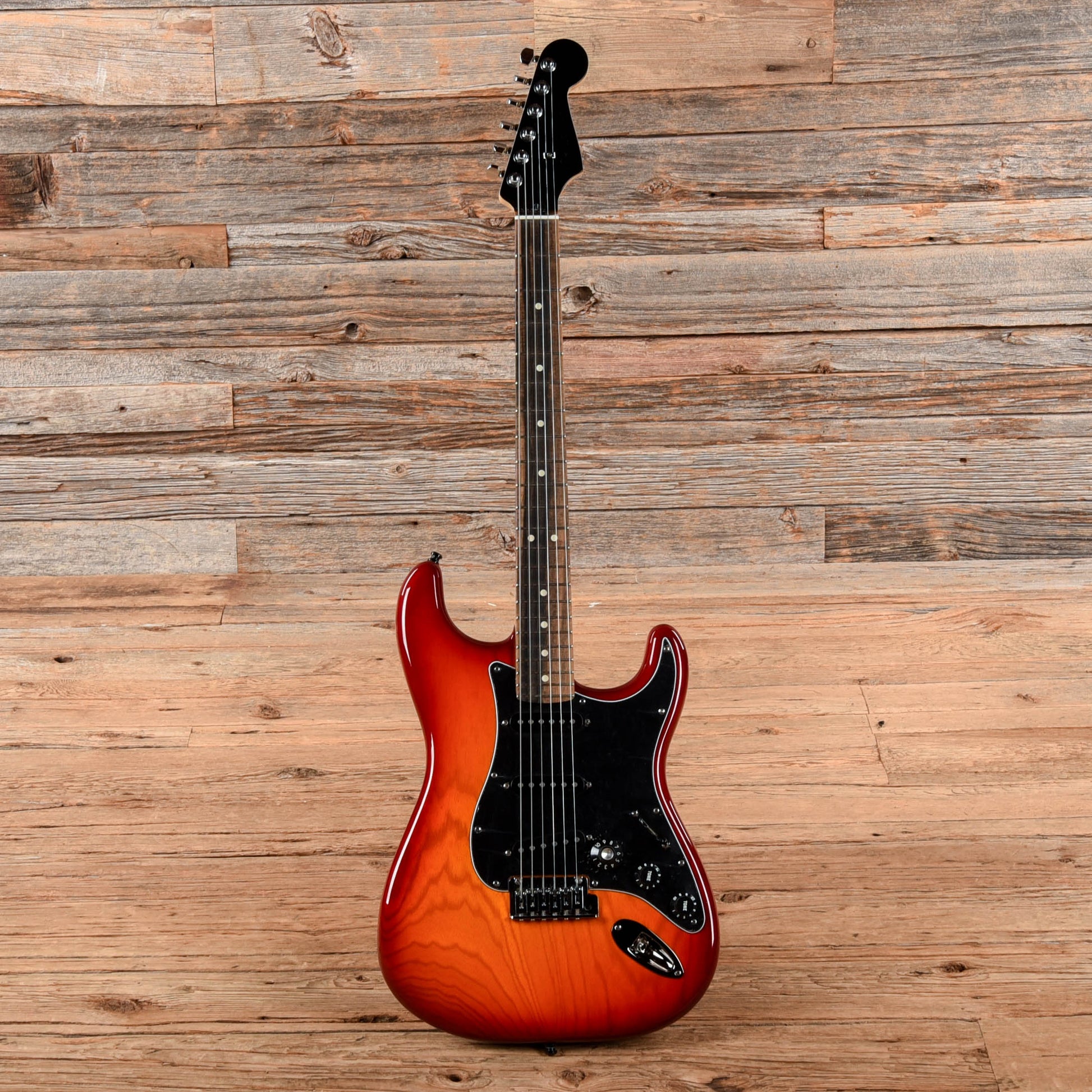 Fender American Professional Stratocaster Neck with American Deluxe Body Aged Cherry Burst 2019 Electric Guitars / Solid Body