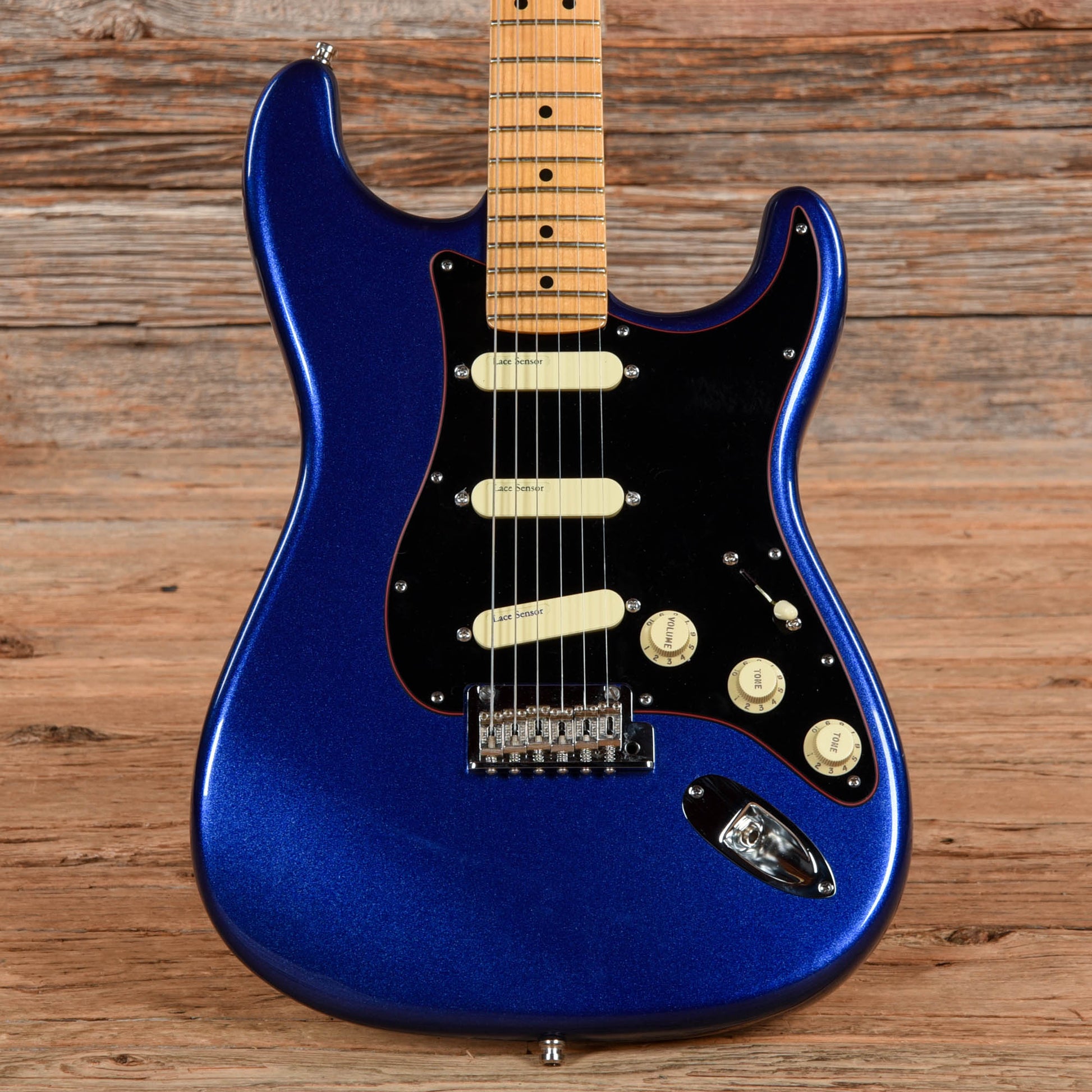Fender American Professional Stratocaster Neck with American Standard Body Mystic Blue Electric Guitars / Solid Body