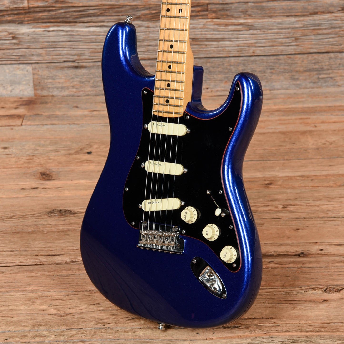 Fender American Professional Stratocaster Neck with American Standard Body Mystic Blue Electric Guitars / Solid Body