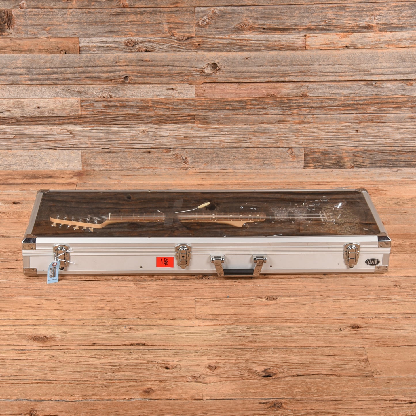 Fender American Professional Stratocaster Neck with Fender Body Black Paisley Electric Guitars / Solid Body