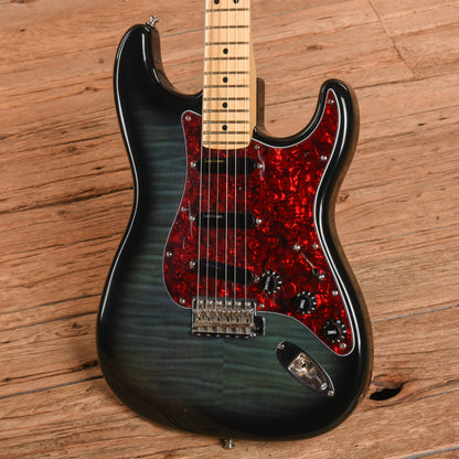 Fender American Professional Stratocaster Neck with Unknown Body Aqua Burst Electric Guitars / Solid Body