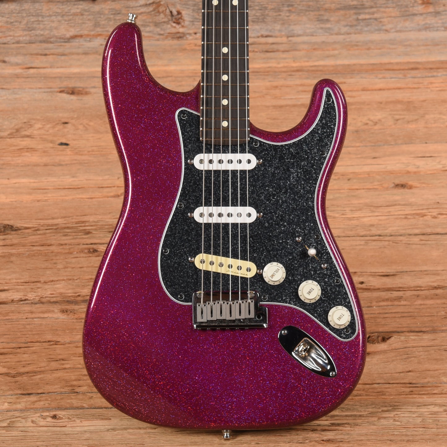 Fender American Professional Stratocaster Neck with Unknown Body Pink Sparkle 2019 Electric Guitars / Solid Body