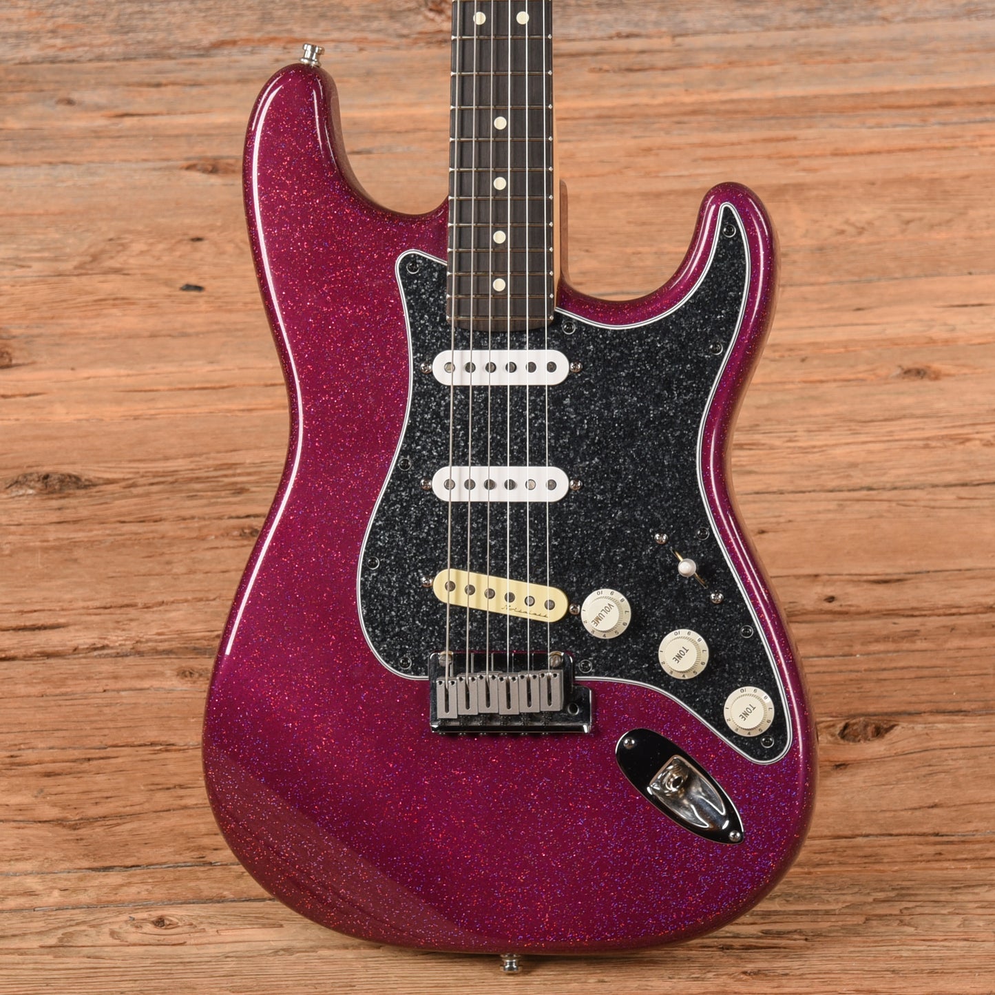 Fender American Professional Stratocaster Neck with Unknown Body Pink Sparkle 2019 Electric Guitars / Solid Body