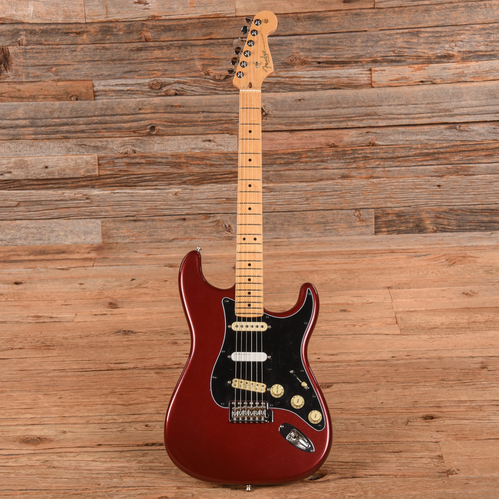 Fender American Professional Stratocaster Neck with Unknown Body Red Metallic Electric Guitars / Solid Body
