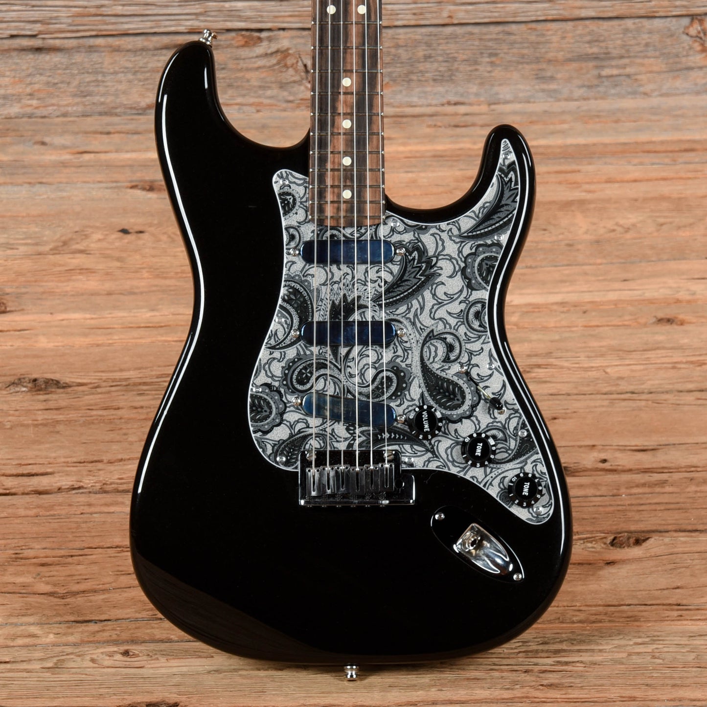 Fender American Professional Stratocaster Neck with Unknown Fender Body Black Electric Guitars / Solid Body