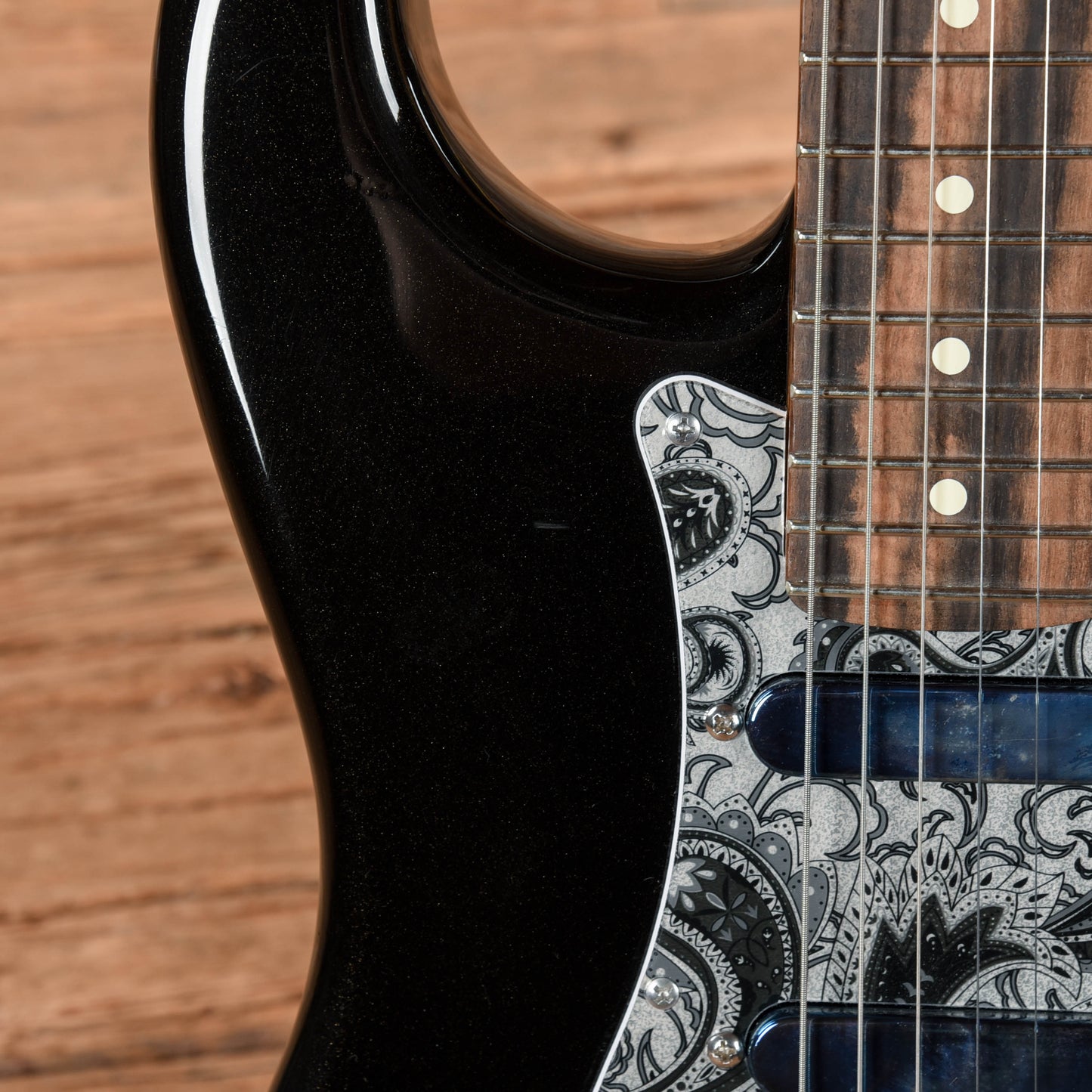 Fender American Professional Stratocaster Neck with Unknown Fender Body Black Electric Guitars / Solid Body