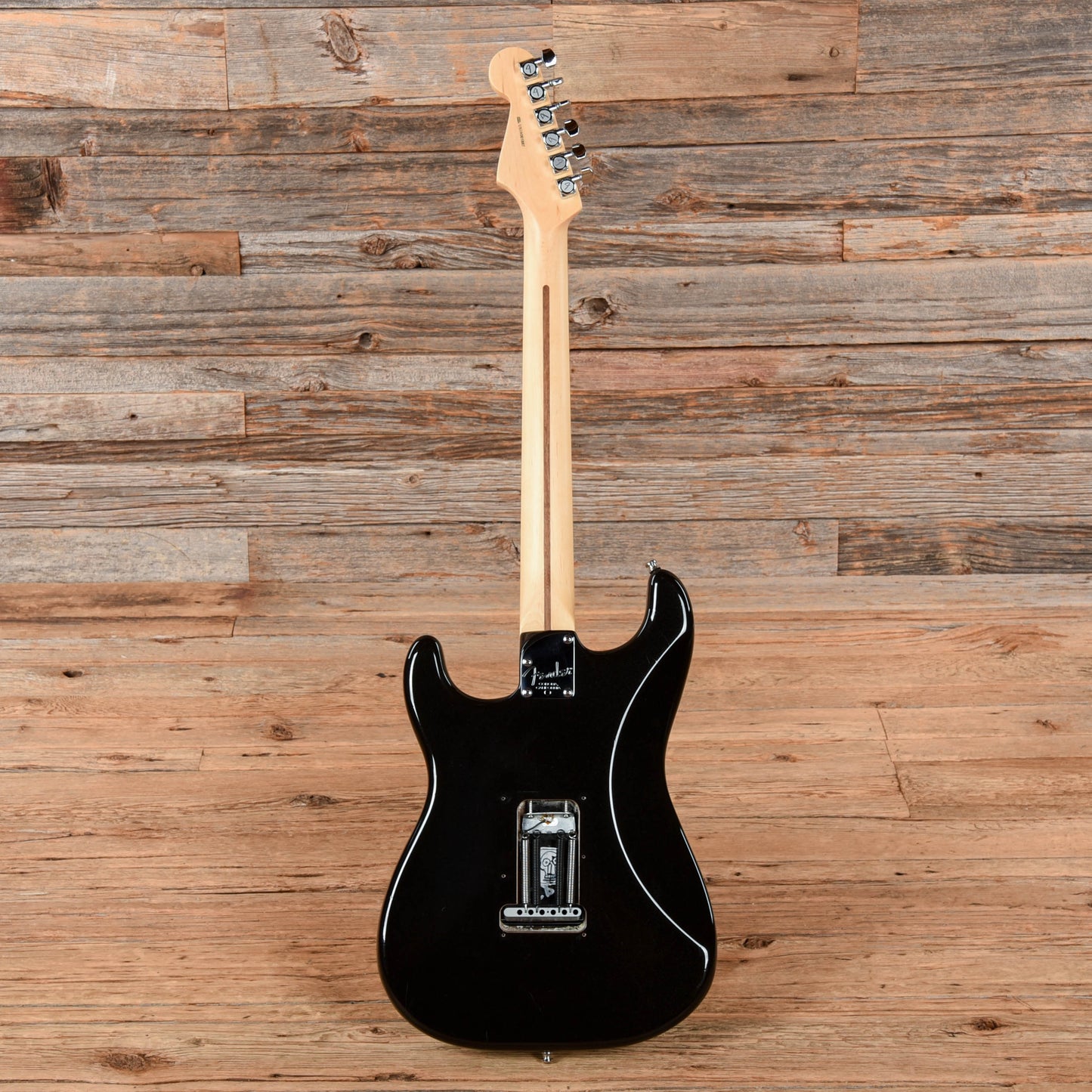 Fender American Professional Stratocaster Neck with Unknown Fender Body Black Electric Guitars / Solid Body
