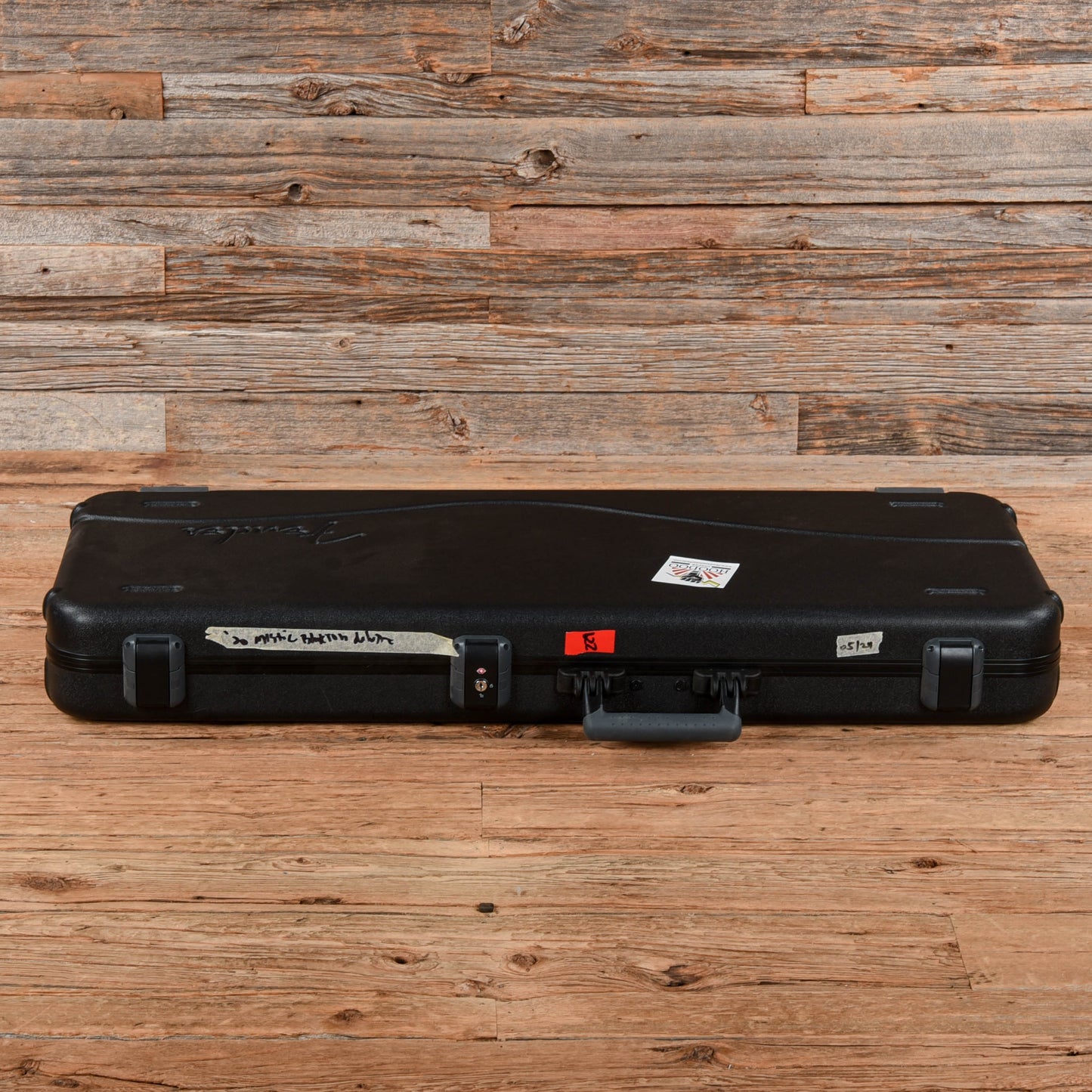 Fender American Professional Stratocaster Neck with Unknown Fender Body Black Electric Guitars / Solid Body