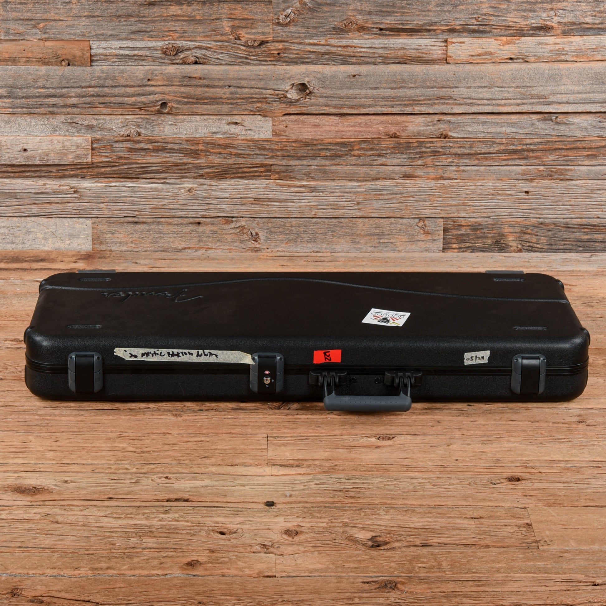 Fender American Professional Stratocaster Neck with Unknown Fender Body Black Electric Guitars / Solid Body