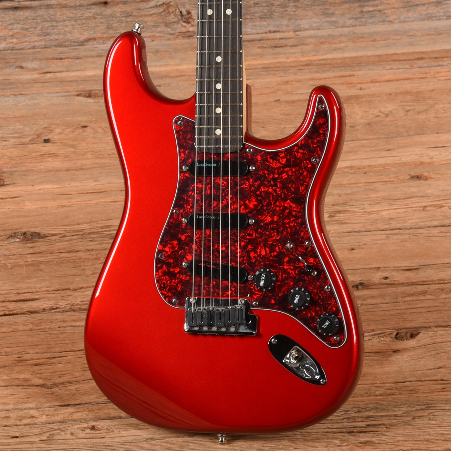 Fender American Professional Stratocaster Neck with Unknown Fender Body Candy Apple Red Electric Guitars / Solid Body