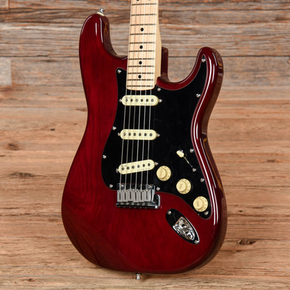 Fender American Professional Stratocaster Neck with Unknown Fender Body Crimson Red Transparent Electric Guitars / Solid Body