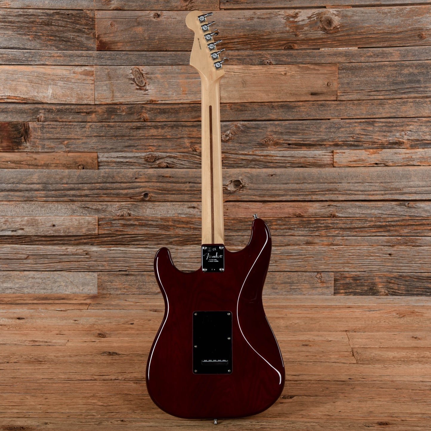 Fender American Professional Stratocaster Neck with Unknown Fender Body Crimson Red Transparent Electric Guitars / Solid Body