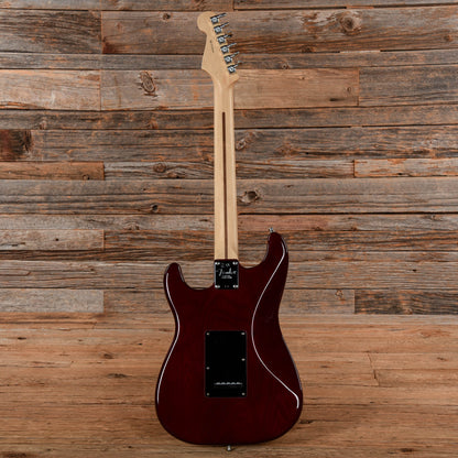 Fender American Professional Stratocaster Neck with Unknown Fender Body Crimson Red Transparent Electric Guitars / Solid Body