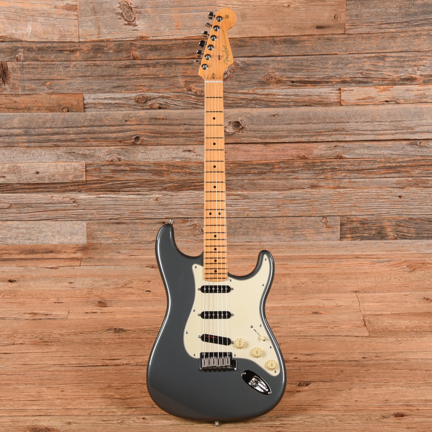 Fender American Professional Stratocaster Neck with Unknown Fender Body Pewter Electric Guitars / Solid Body
