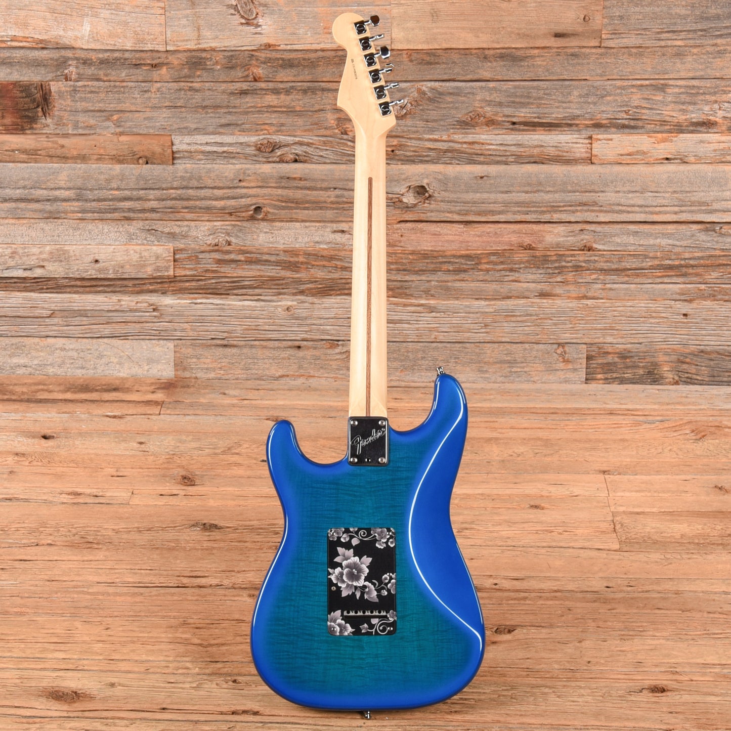 Fender American Professional Stratocaster Neck with Unknown Fender Body Transparent Blue Electric Guitars / Solid Body