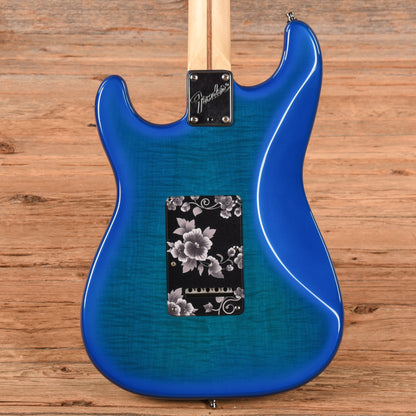 Fender American Professional Stratocaster Neck with Unknown Fender Body Transparent Blue Electric Guitars / Solid Body