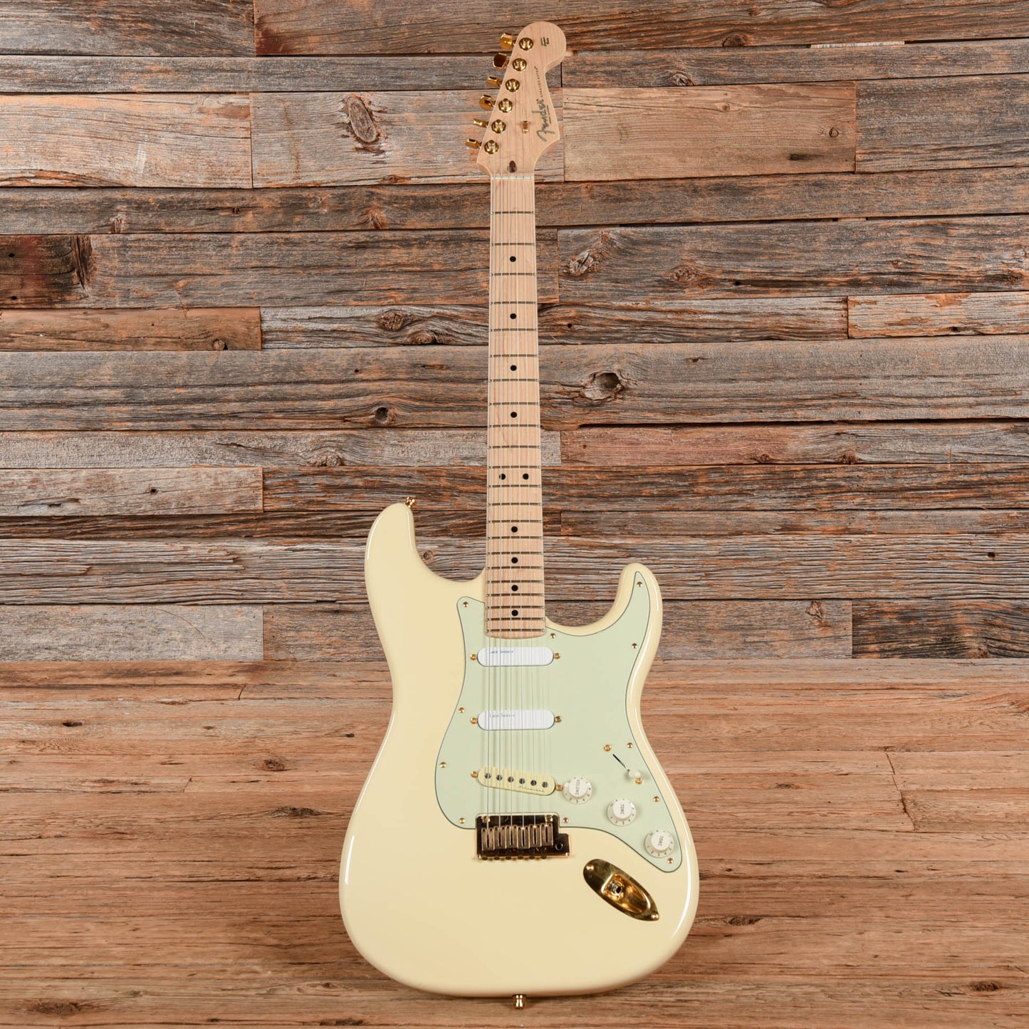 Fender American Professional Stratocaster with Unknown Fender Body Olympic White Electric Guitars / Solid Body
