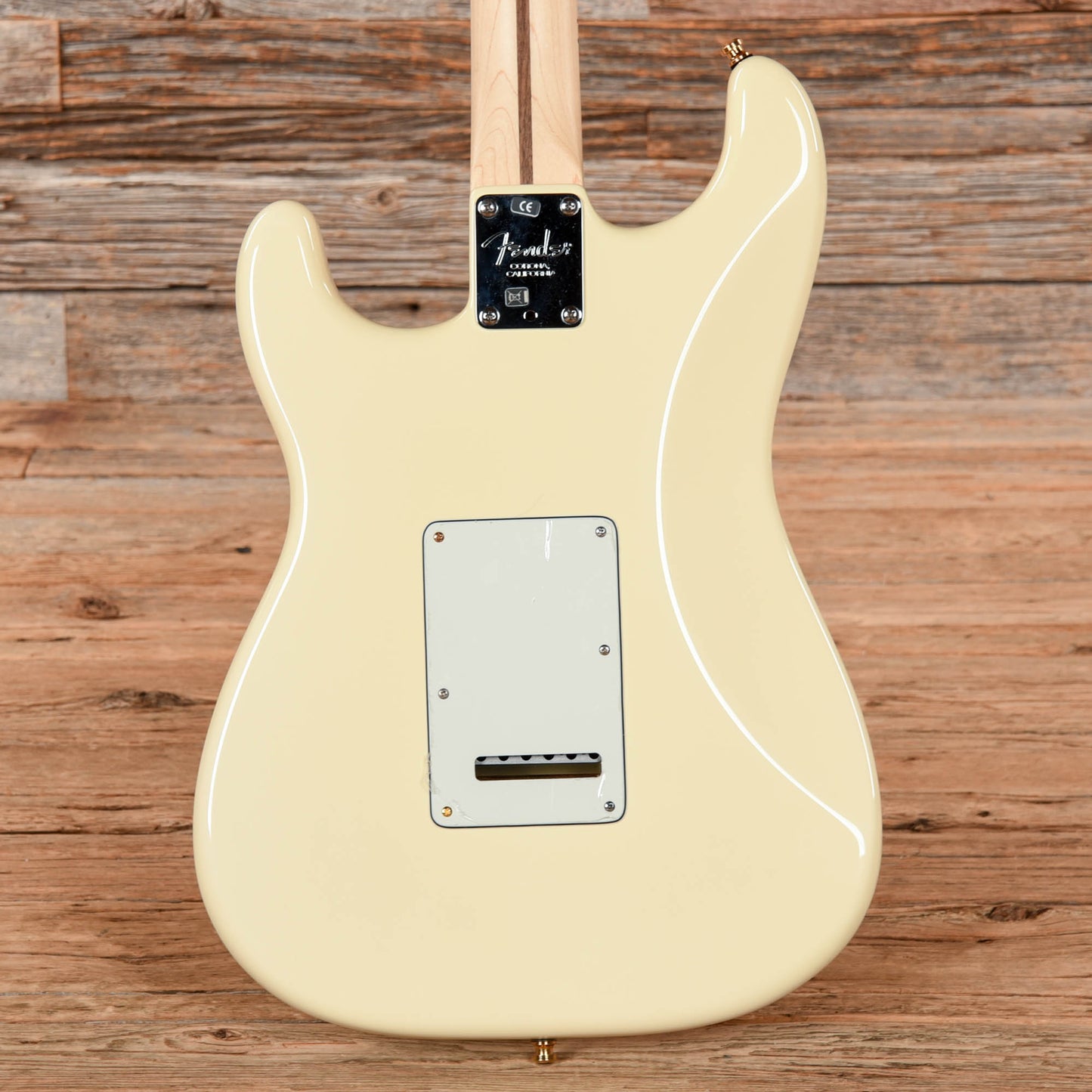 Fender American Professional Stratocaster with Unknown Fender Body Olympic White Electric Guitars / Solid Body