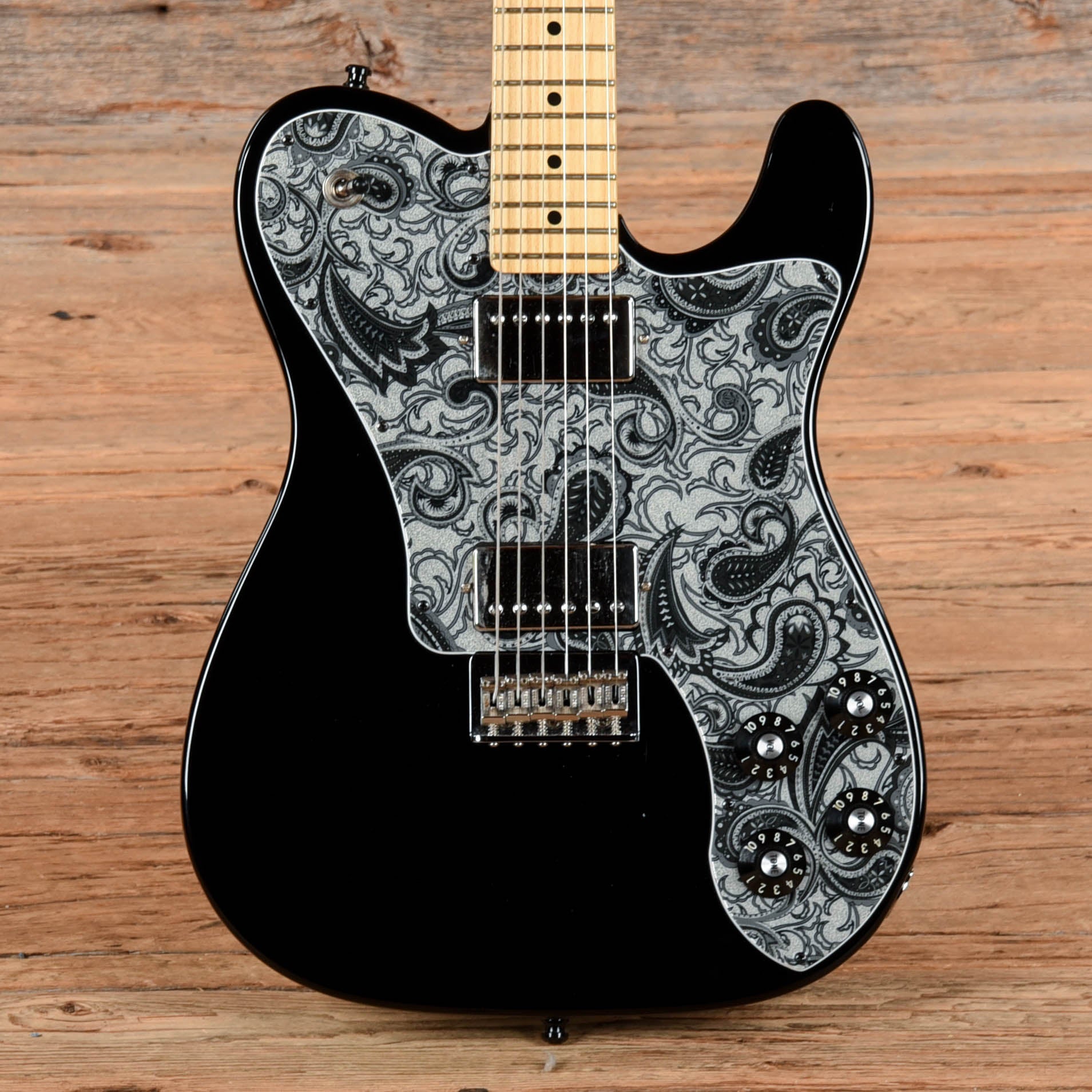 Fender American Professional Telecaster Neck with American Professional Telecaster Deluxe Body Black Electric Guitars / Solid Body