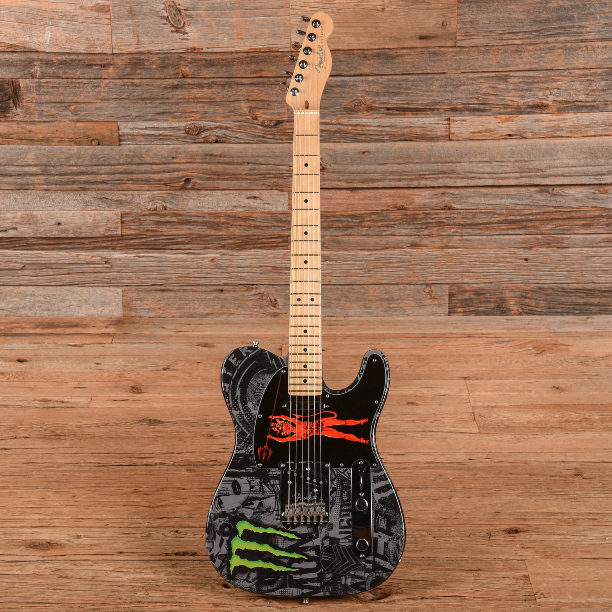 Fender American Professional Telecaster Neck with American Standard Body Monster Energy Electric Guitars / Solid Body