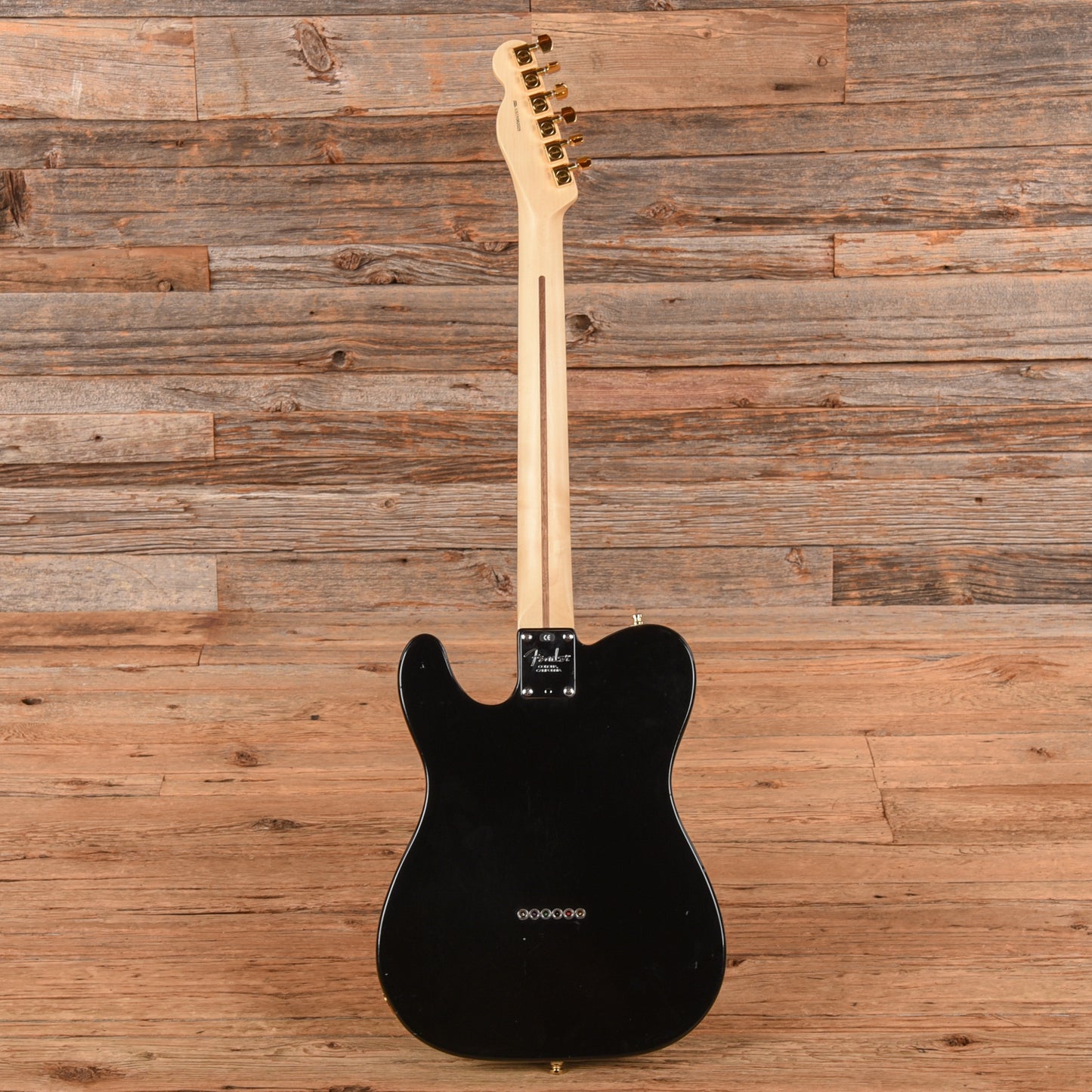 Fender American Professional Telecaster Neck with Unknown Fender Body Black Refin Electric Guitars / Solid Body