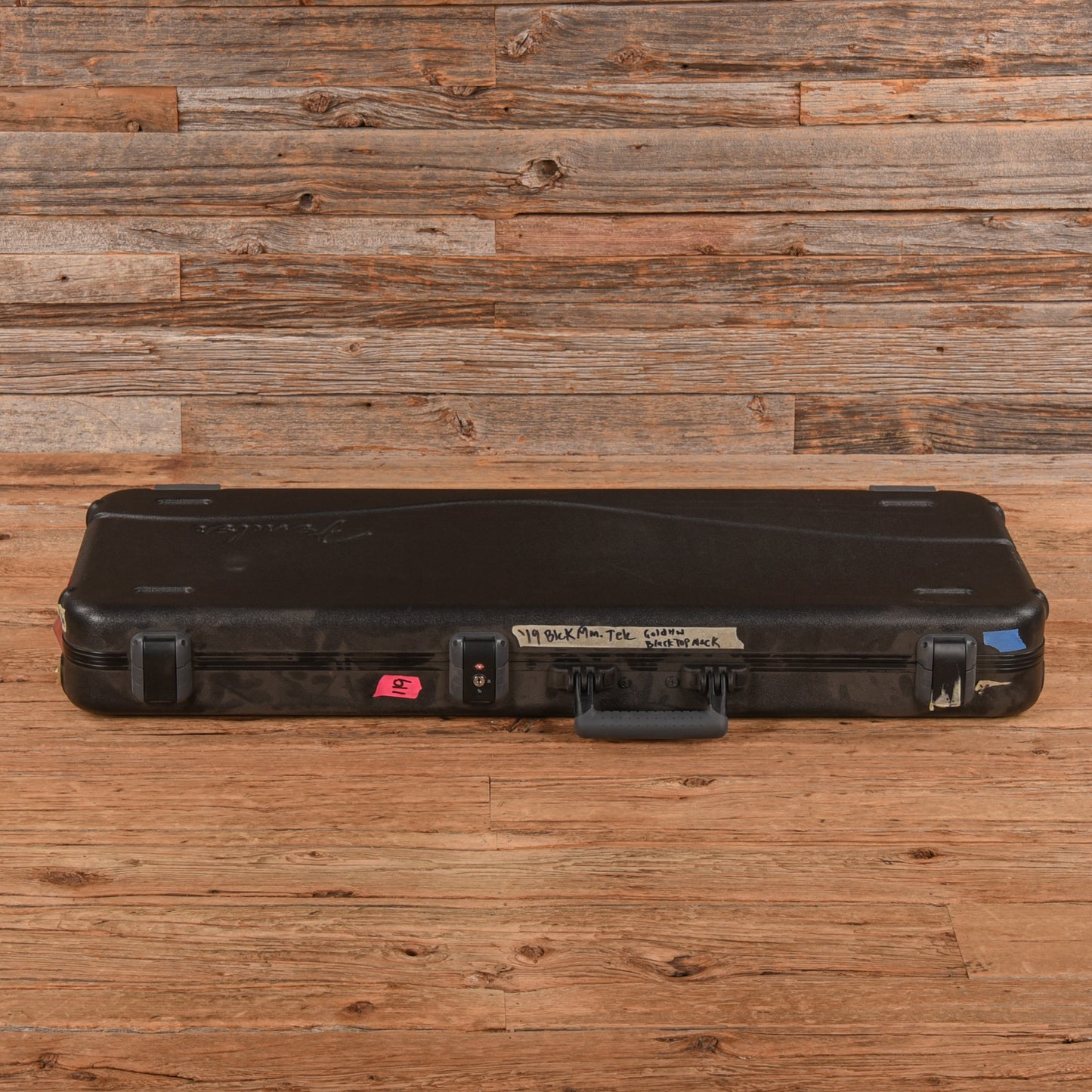 Fender American Professional Telecaster Neck with Unknown Fender Body Black Refin Electric Guitars / Solid Body