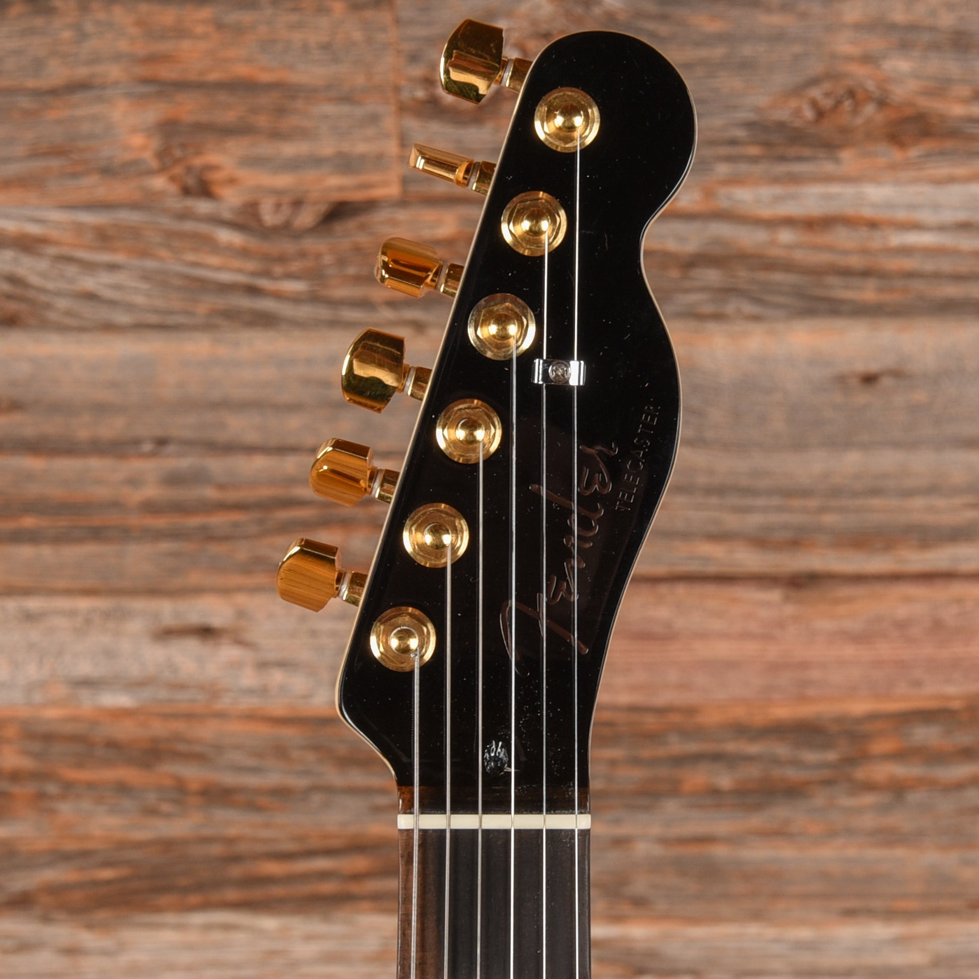 Fender American Professional Telecaster Neck with Unknown Fender Body Black Refin Electric Guitars / Solid Body