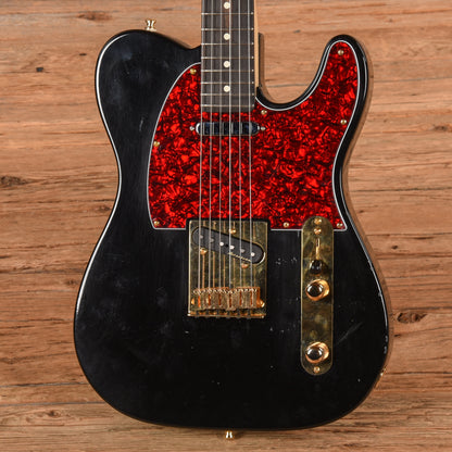 Fender American Professional Telecaster Neck with Unknown Fender Body Black Refin Electric Guitars / Solid Body