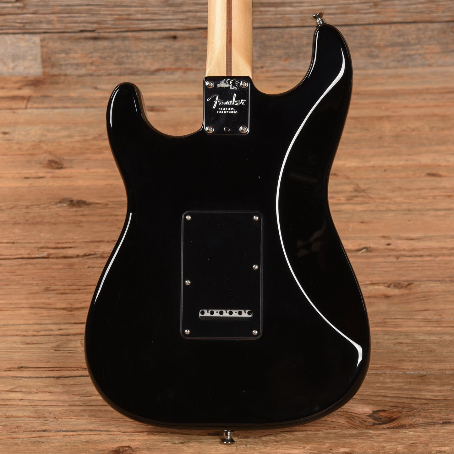 Fender American QMT Stratocaster with Pale Moon Ebony Fretboard Transparent Black 2019 Electric Guitars / Solid Body