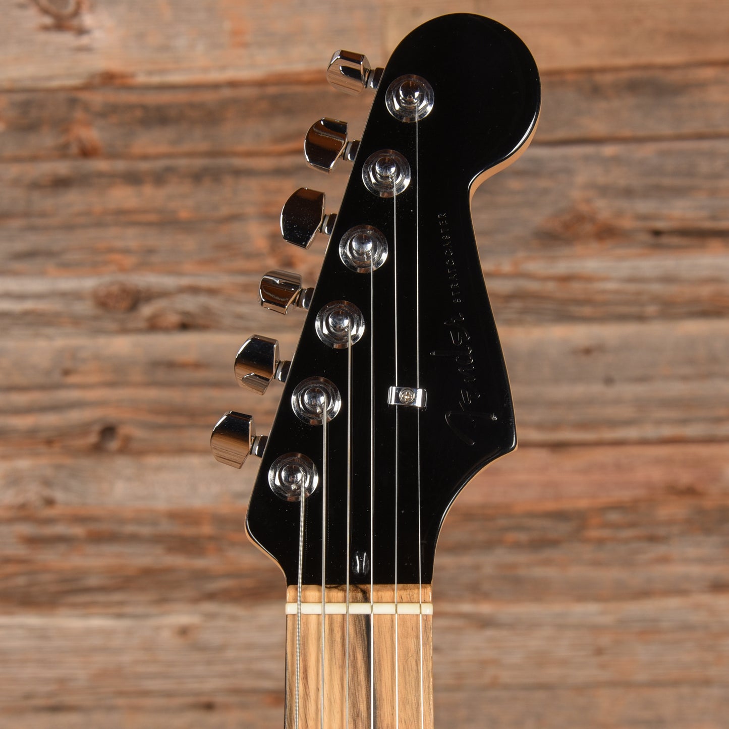 Fender American QMT Stratocaster with Pale Moon Ebony Fretboard Transparent Black 2019 Electric Guitars / Solid Body