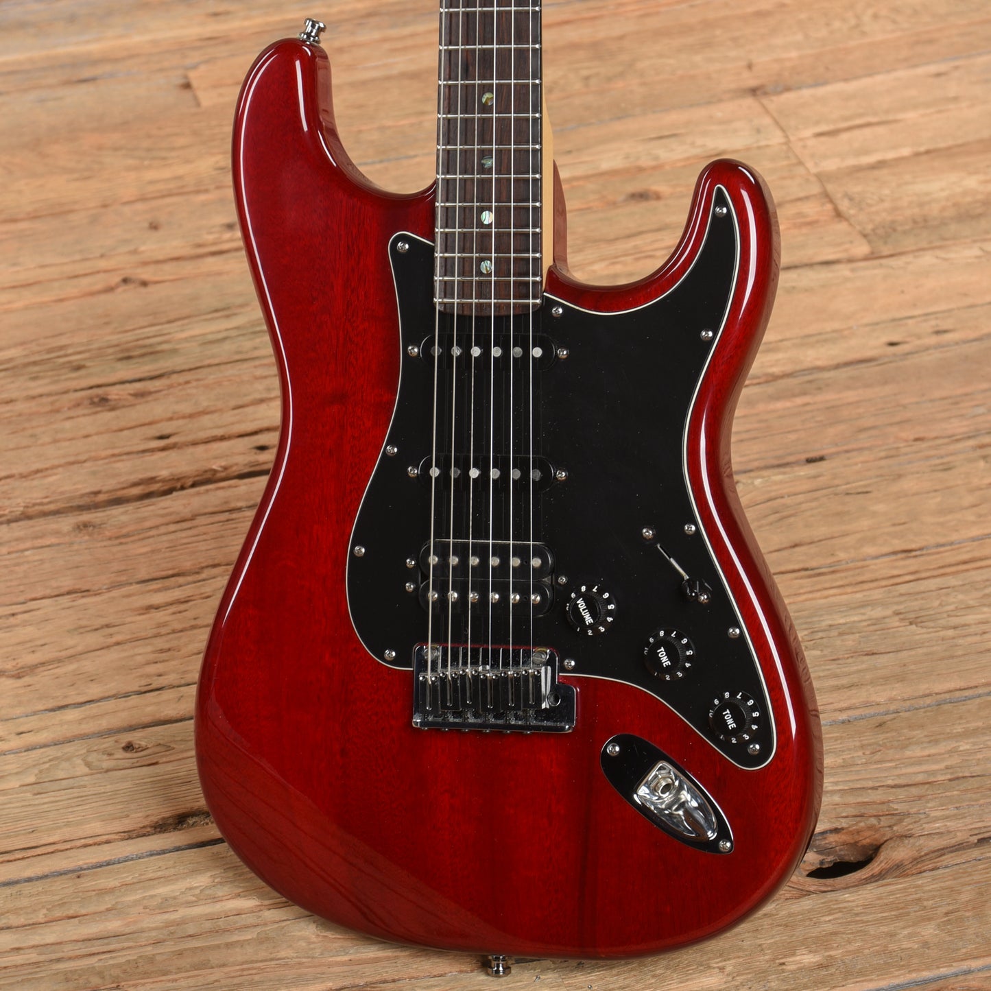 Fender American Select Mahogany Stratocaster HSS Crimson Red 2006 Electric Guitars / Solid Body