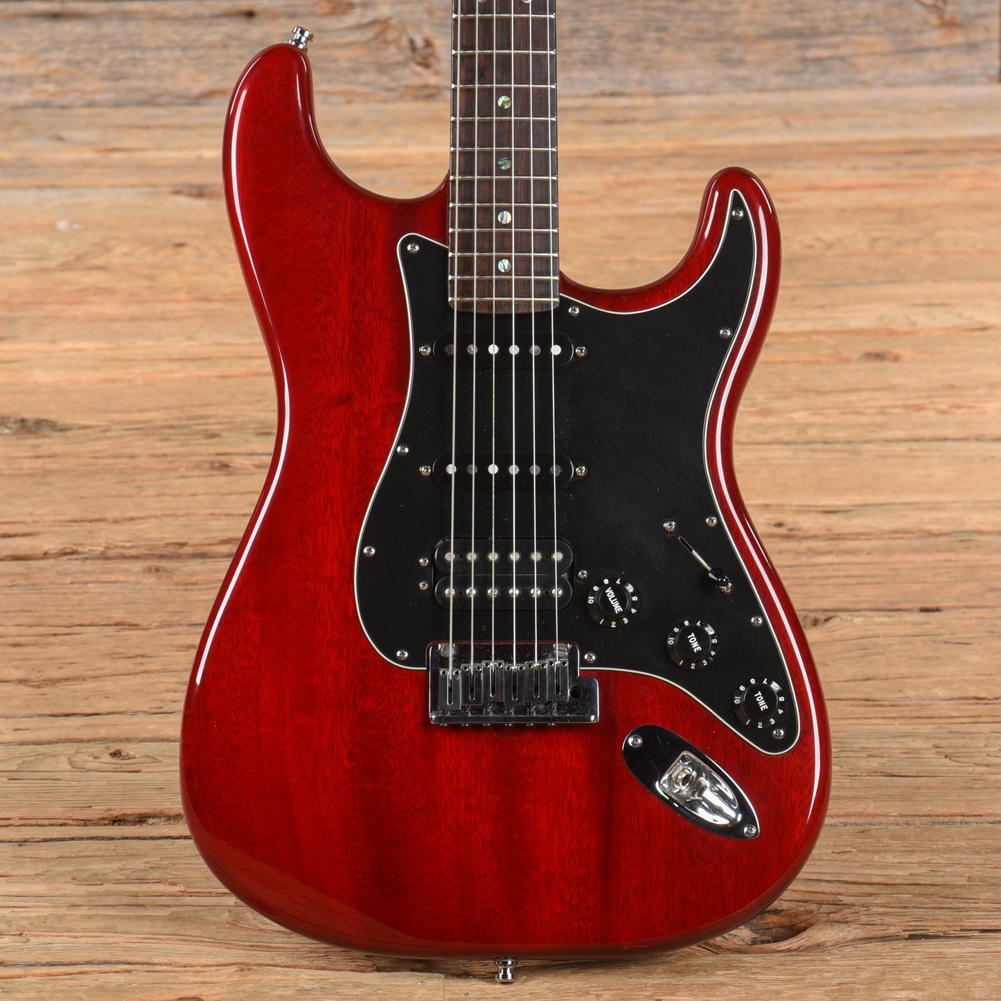Fender American Select Mahogany Stratocaster HSS Crimson Red 2006 Electric Guitars / Solid Body