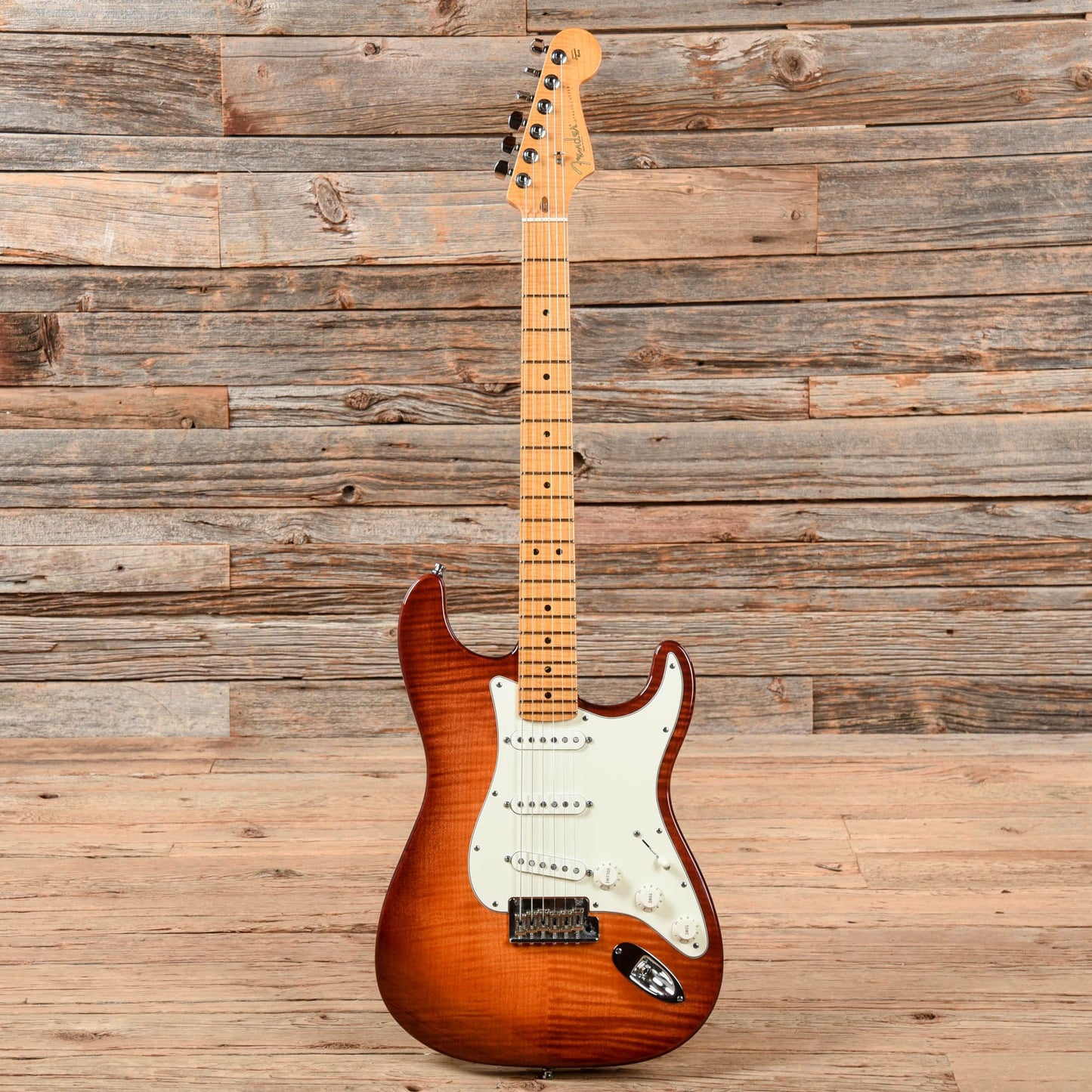 Fender American Select Stratocaster Dark Cherry Burst 2011 Electric Guitars / Solid Body