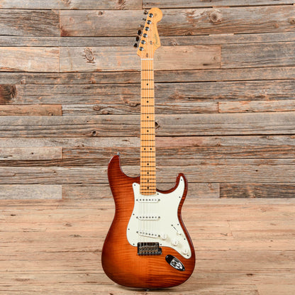 Fender American Select Stratocaster Dark Cherry Burst 2011 Electric Guitars / Solid Body