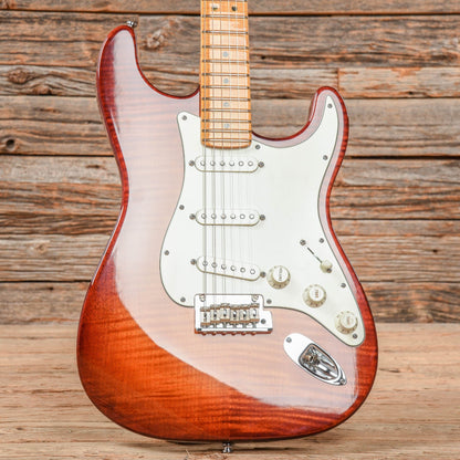 Fender American Select Stratocaster Dark Cherry Burst 2011 Electric Guitars / Solid Body
